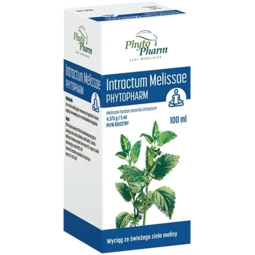 Phytopharm, Intractum Melissae, płyn doustny, 100 ml - Uspokoja i ułatwienia zasypianie