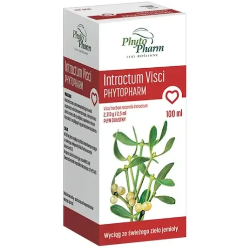 Intractum Visci Phytopharm,  płyn doustny, 100 ml - Wyciąg ze świeżego ziela jemioły