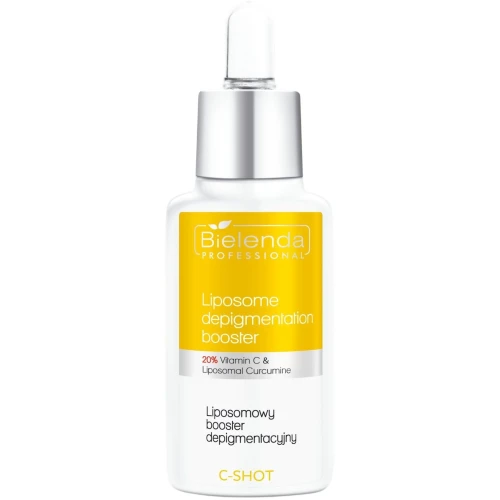 Bielenda Professional C-Shot Liposomowy booster depigmentacyjny 20% Witaminy C, 30 ml - Na przebarwienia i nierówny koloryt