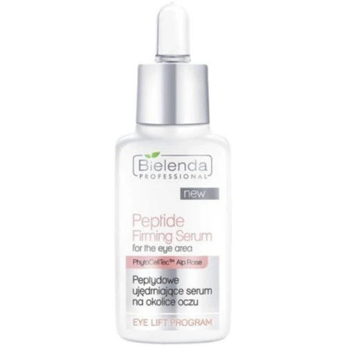 Bielenda Professional Eye Lift Program Peptydowe ujęrdniające serum na okolice oczu, 30 ml - Na cienie, zmarszczki i obrzęki