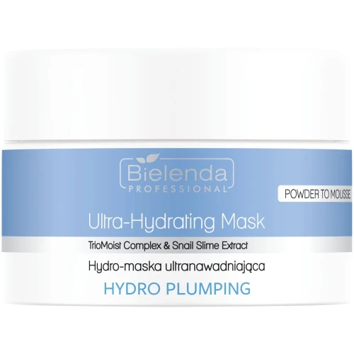 Bielenda Professional Hydro Plumping Hydro-maska ultranawadniająca, 100 g - Z niacynamidem i śluzem ślimaka