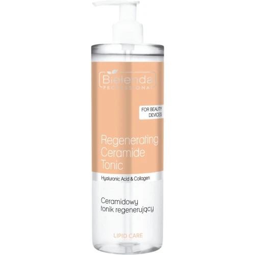 Bielenda Professional Lipid Care Ceramidowy tonik regenerujący do twarzy, 500 ml - Do skóry suchej i dojrzałej