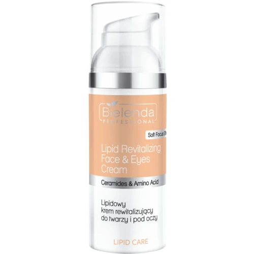 Bielenda Professional Lipid Care Lipidowy krem rewitalizujący do twarzy i pod oczy, 50 ml - Do skóry suchej i dojrzałej