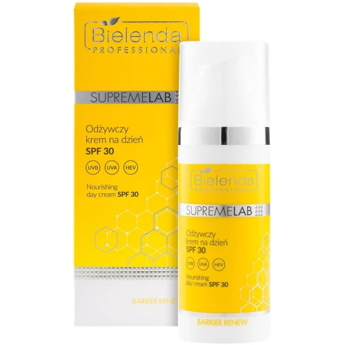 Bielenda Supremelab Barrier Renew Odżywczy krem na dzień SPF 30, 50 ml - Do skóry suchej i wrażliwej