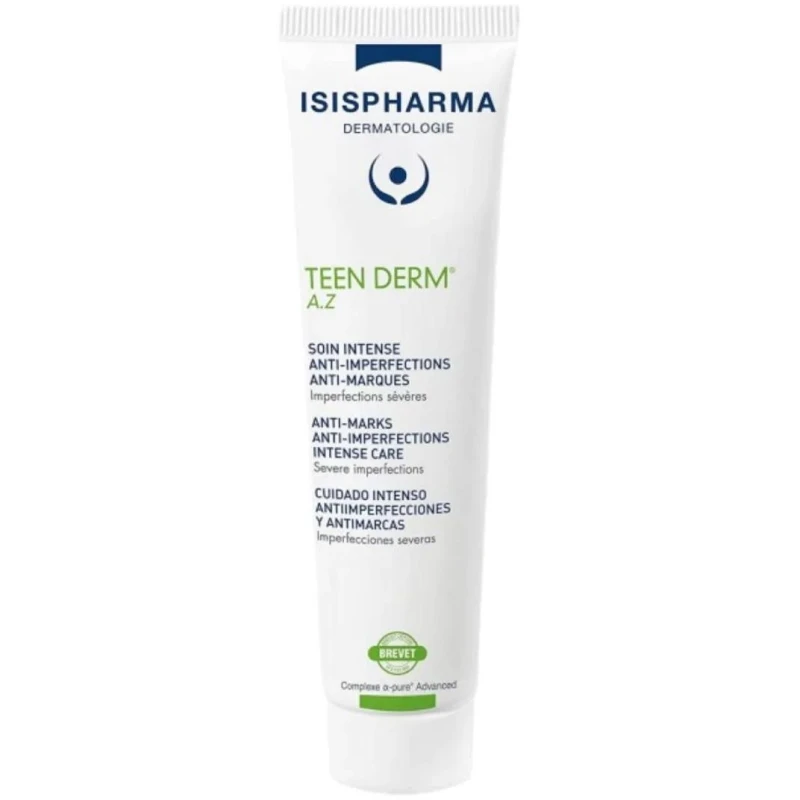 Isispharma Teen Derm A.Z Intensywna pielęgnacja przeciw niedoskonałościom i śladom, 30 ml - Do skóry trądzikowej