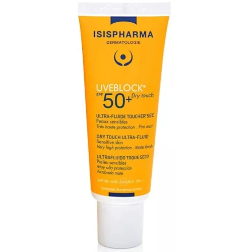 Isispharma Uveblock Dry Touch SPF 50+, 40 ml - Dla skóry tłustej i wrażliwej