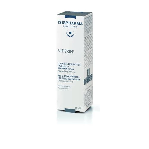 Isispharma Vitiskin Hydrożel likwidujący odbarwienia skóry, 50 ml - Pielęgnacja skóry z bielactwem i przebarwieniami