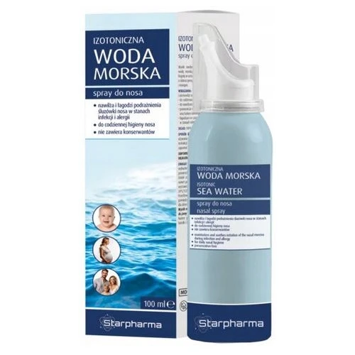 Isotonic Sea Water Woda morska izotoniczna, 100 ml - Oczyszcza nos i nawilża śluzówkę