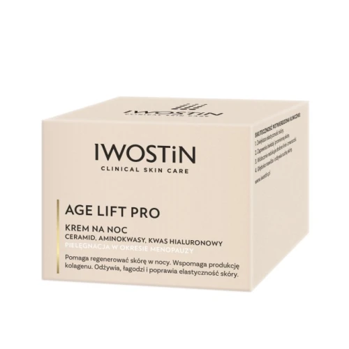 Iwostin Age Lift Pro Krem na noc, 50 ml - Przeciwzmarszczkowa pielęgnacja nocna