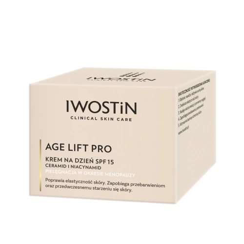 Iwostin Age Lift Pro Krem na dzień SPF 15, 50 ml - Poprawia elastyczność skóry