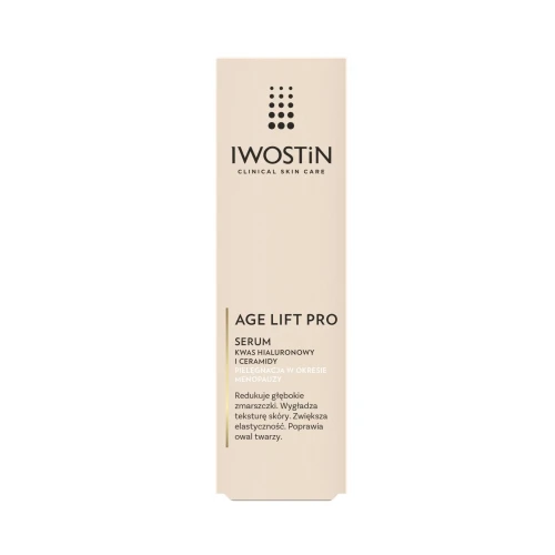 Iwostin Age Lift Pro Serum do pielęgnacji skóry w okresie menopauzy, 30 ml - Skoncentrowana formuła dla kobiet dojrzałych