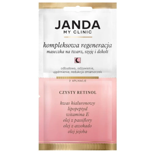 Janda Kompleksowa regeneracja Maseczka, 2 x 4 ml - Luksusowa pielęgnacja z retinolem