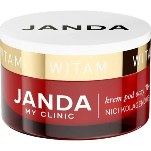 Janda My Clinic Nici Kolagenowe Krem pod oczy 70+, 15 ml - Na zmarszczki i utratę elastyczności