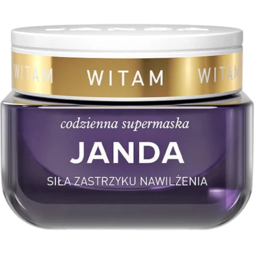 Janda Codzienna Supermaska przeciwzmarszczkowa, 50 ml - Z kwasem hialuronowym i olejami odżywczymi