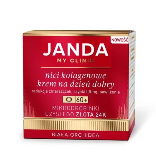 Janda Nici kolagenowe Krem na dzień dobry 60+, 50 ml - Redukuje zmarszczki, zapewnia szybki lifting i nawilżenie