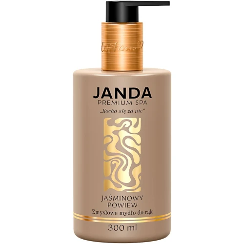 Janda Premium SPA Jaśminowy Powiew Mydło do rąk, 300 ml - Delikatne oczyszczanie i zmysłowa pielęgnacja dłoni