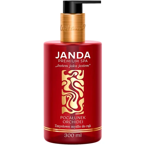 Janda Premium SPA Pocałunek Orchidei Mydło do rąk, 300 ml - Zmysłowe oczyszczanie i pielęgnacja dłoni