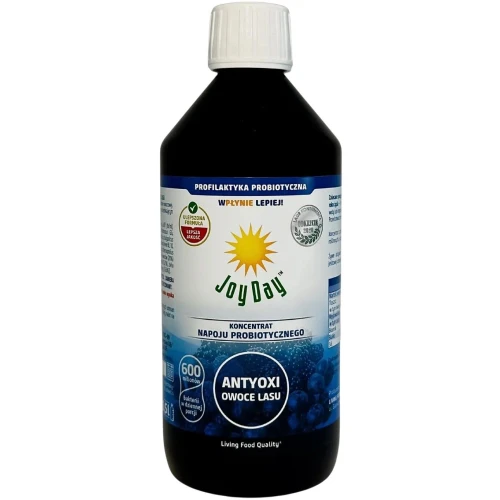 Joy Day Eko Koncentrat napoju probiotycznego owoce lasu, 500 ml - Wsparcie witalności i prawidłowej mikrobioty jelit