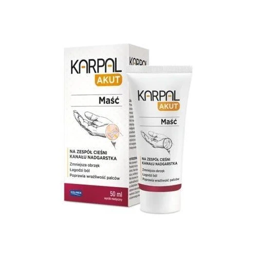 Karpal Akut Maść, 50 ml - Na zespół cieśni kanału nadgarstka