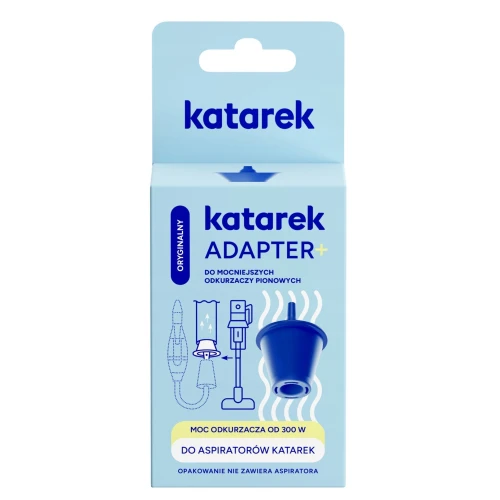 Katarek Adapter+ do mocniejszych odkurzaczy pionowych, 1 sztuka - Współpracuje z odkurzaczami pionowymi o mocy przynajmniej 300 W
