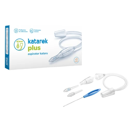 Katarek Plus Aspirator kataru do nosa dla dzieci, 1 sztuka - Aspirator do nosa