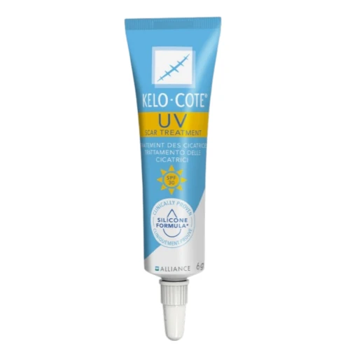 Kelo-cote Solaire, żel silikonowy na blizny z SPF30, 15 g - Plaster silikonowy w żelu z filtrami chroniącymi blizny przed słońcem
