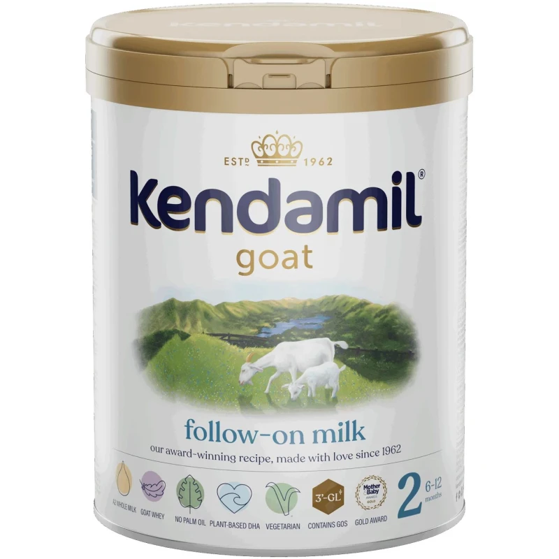 Kendamil Mleko Kozie 2 Mleko następne, 800 g - Na bazie mleka koziego A2 dla dzieci od 6. miesiąca