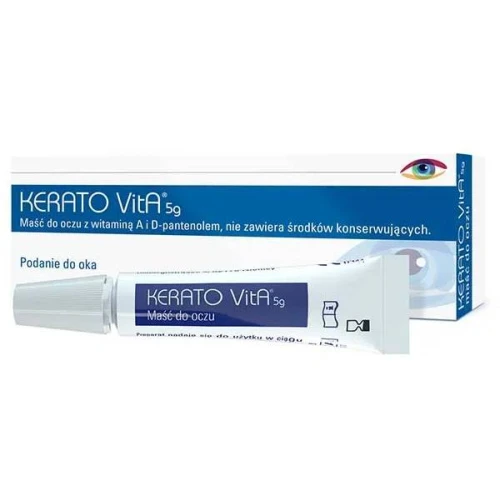 Kerato VitA, maść do oczu 5 g - Z witaminą A i D-pantenolem
