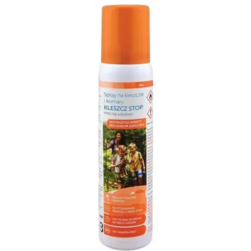 Sanity Kleszcz Stop Spray na kleszcze i komary, 100 ml - Produkt biobójczy odpowiedni od 3. roku życia