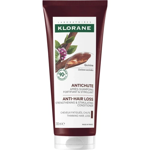 Klorane Chinina, Szarotka, odżywka wzmacniająca, 200 ml - Przeciw wypadaniu włosów