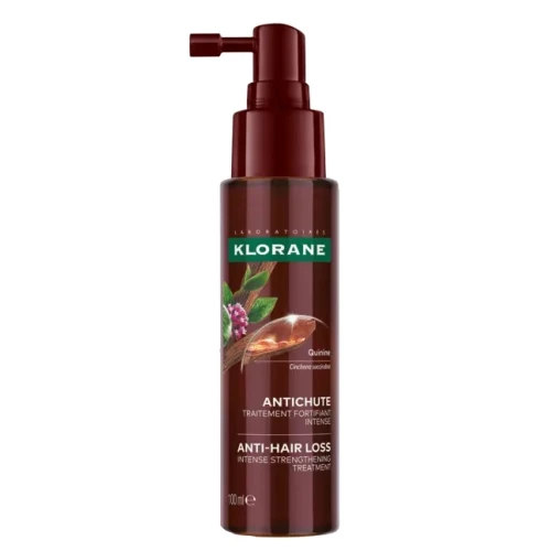 Klorane Przeciw Wypadaniu Włosów Kuracja, 100 ml - Intensywne serum wzmacniające z chininą i kofeiną