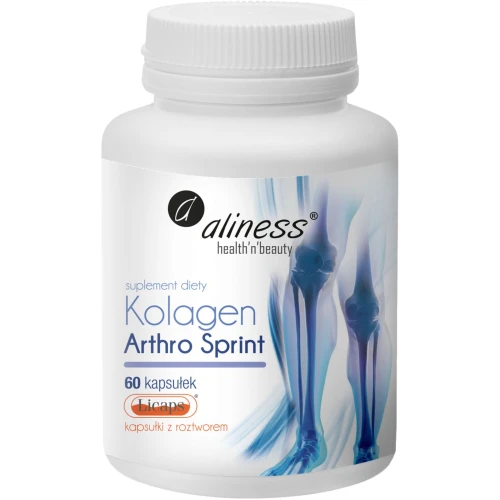 Aliness Kolagen Arthro Sprint, 60 kapsułek - Wsparcie zdrowia stawów i chrząstki