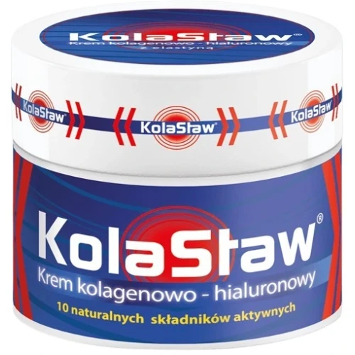 KolaStaw Krem kolagenowo-hialuronowy z elastyną, 50 ml - Do stosowania przy schorzeniach związanych z układem ruchu