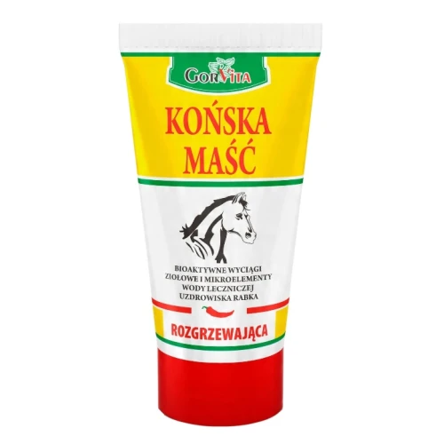 Gorvita Końska Maść rozgrzewająca, 250 ml - Do wcierań i masaży po wysiłku