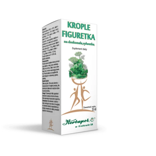 Krople Figuretka na doskonałą sylwetkę, 35 ml - Suplement na odchudzanie