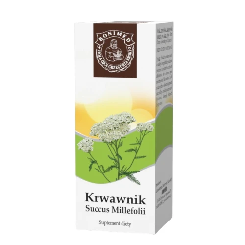 Krwawnik Succus Millefolii Płyn, 100 ml - Łagodzi dyskomfort związany z menstruacją