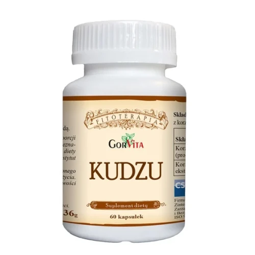 Gorvita Kudzu Root, 60 kapsułek - Korzeń kudzu w kapsułkach