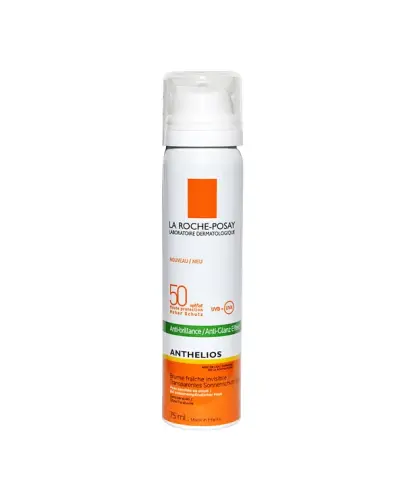 La Roche-Posay Anthelios SPF 50 mgiełka do twarzy, 75 ml - Przeciw błyszczeniu się skóry 