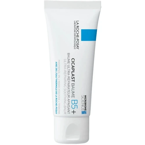 La Roche-Posay Cicaplast Baume B5+ Silnie regenerujący balsam kojący, 40 ml - Do twarzy i ciała niemowląt, dzieci i dorosłych