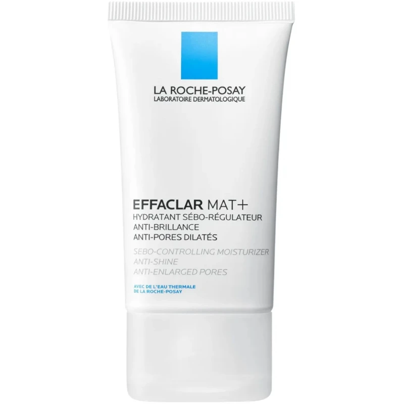 La Roche-Posay Effaclar Mat Seboregulujący krem przeciw błyszczeniu skóry, 40 ml  - Redukuje niedoskonałości skóry i zapewnia matowe wykończenie