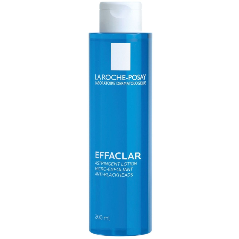La Roche-Posay Effaclar Mikrozłuszczający tonik do twarzy, 200 ml - Skutecznie oczyszcza skórę i redukuje widoczność zaskórników