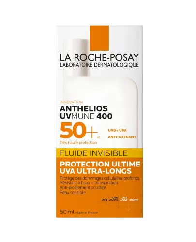 La Roche-Posay Anthelios UVMune 400 Fluid SPF 50+, 50 ml - Ochrona przeciwsłoneczna