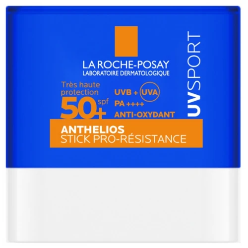 La Roche-Posay Anthelios UVSPORT Stick Pro-Resistance SPF 50+, 10 ml - Sztyft przeciwsłoneczny do miejsc wrażliwych