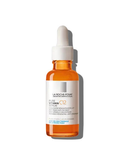 La Roche-Posay Pure Vitamin C12 Serum, 30 ml - Skoncentrowane serum wygładzające do twarzy z czystą witaminą C w wysokim stężeniu 12%