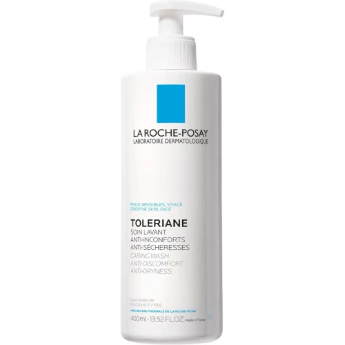 La Roche-Posay Toleriane Łagodna emulsja oczyszczająca, 400 ml - Redukuje uczucie dyskomfortu i suchość skóry