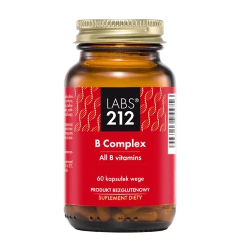 Labs212 B Complex, 60 kapsułek - Aktywne formy witamin z grupy B