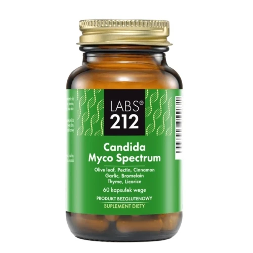 Labs212 Candida Myco Spectrum, 60 kapsułek - Suplement diety wspierający funkcje jelit i mikroflory