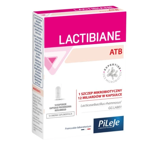 Lactibiane ATB, 10 kapsułek - Pomaga chronić florę bakteryjną jelit