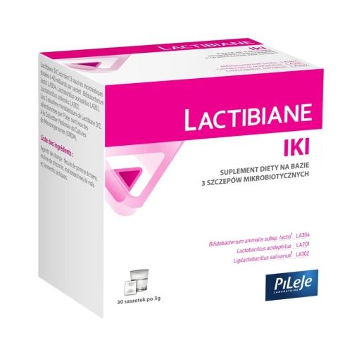 Lactibiane Iki, 30 saszetek - Suplement diety na bazie 3 szczepów mikrobiotycznych
