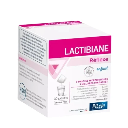 Lactibiane Reflexe Dziecko, 30 saszetek - Probiotyk z witaminą D